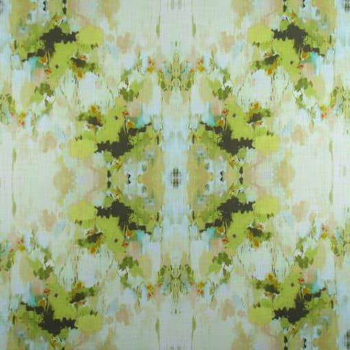 Hamilton Fabrics Whitlock Limoncello abstract cotton print fabric