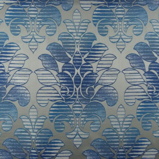 Courtship Azure Jacquard Damask upholstery fabric