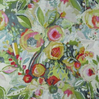 Hamilton Fabrics Covent Garden Pastel linen print fabric