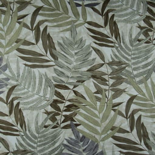 Covington Fabrics Fern Botanical Earth tropical print fabric