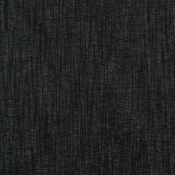 Luxury Slate Chenille Upholstery Fabric, Black Chenille