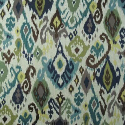 Mill Creek Fabrics Taraz Lagoon chenille upholstery fabric