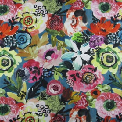 Hamilton Fabrics Le Jardin Blossom floral cotton print fabric