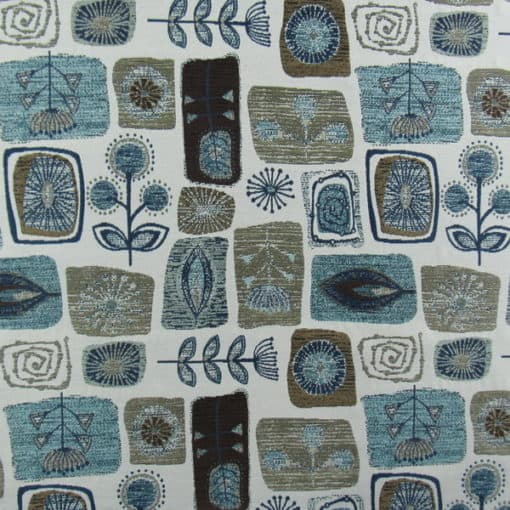 Knowles Newport Blue upholstery fabric