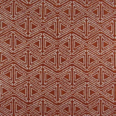 Sacred Stories Paprika contemporary upholstery fabric