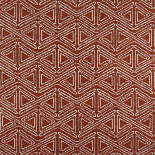 Sacred Stories Paprika contemporary upholstery fabric