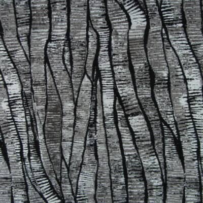 Terrain Asphalt Black Abstract upholstery fabric