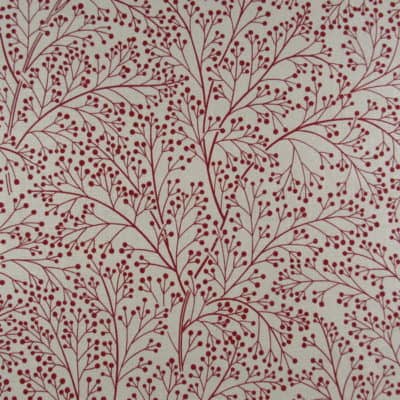 Vervain Figaro Cherry Silk Print fabric