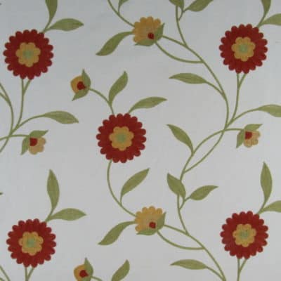 Dewas Sunkist Floral Embroidery fabric