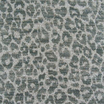 De Leo Textiles Cheetah Teal upholstery fabric
