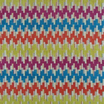 Brentwood Textiles Beat Crayon colorful chevron upholstery fabric