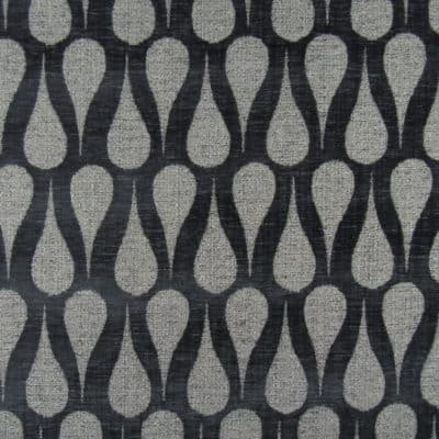 Brentwood Textiles Zeal Charcoal chenille upholstery fabric