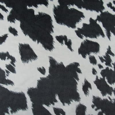 Covington Fabrics Deja Moo Chalkboard cow hide fabric