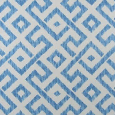 Mill Creek Fabrics Harkin Seascape blue geometric cotton print fabric