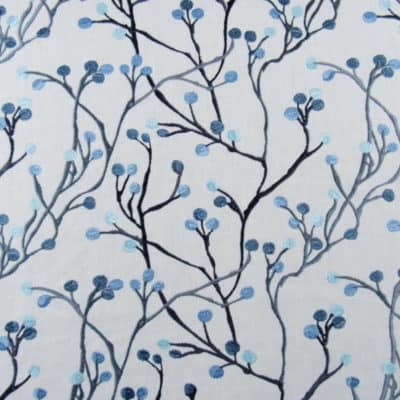 Mill Creek Fabrics Lipoe Bluebird embroidery fabric