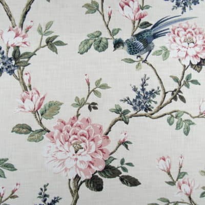 Covington Fabrics Joybird 178 Silk floral bird cotton print fabric