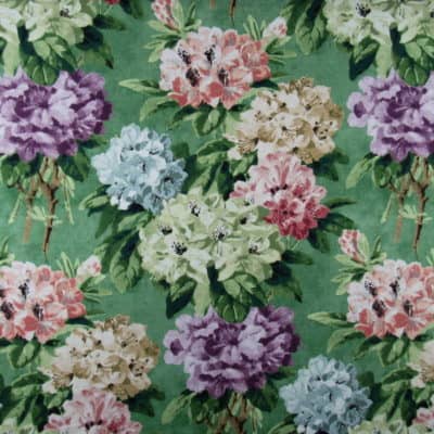 PKaufmann Fabrics Traviata Floral Jardin Green cotton print fabric