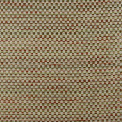 Checkmate Orange Upholstery Fabric