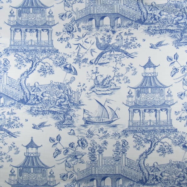 Colonial Williamsburg Chinoiserie Toile Porcelain