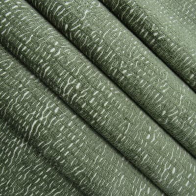 Hamilton Fabrics Pender Leaf green chenille upholstery fabric