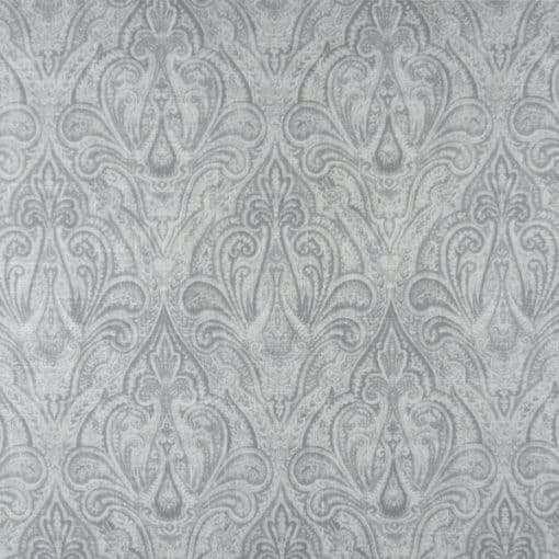 PKaufmann Rolling Hillside Silver gray damask print fabric