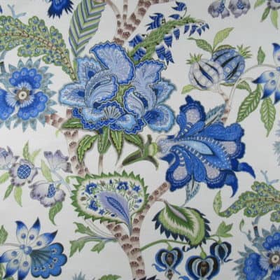 PKaufmann Fabrics Mayleen Peacock floral cotton print fabric
