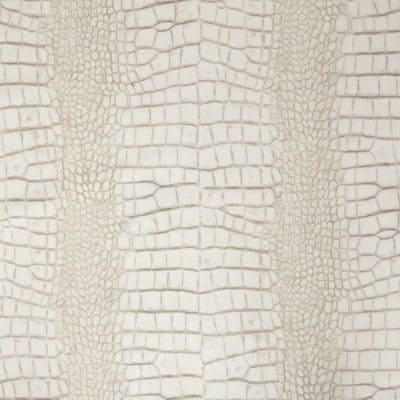 Rioma Textiles Coco 01 Cream velvet crocodile fabric