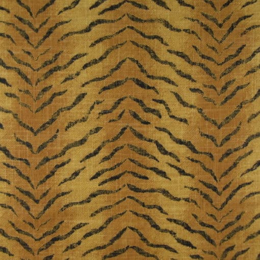 PKaufmann Fabrics Ruolan Saffron tiger design cotton print fabric