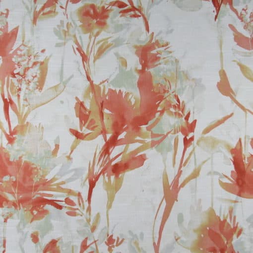 PKL Studio Flowery Spray Mango cotton print fabric