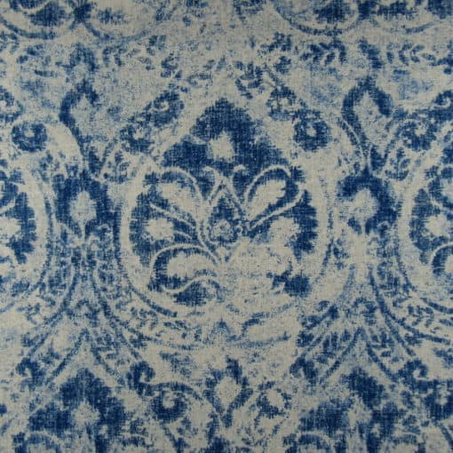 PKaufmann Fabrics Fiorano Blue damask print fabric