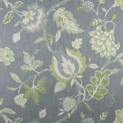 PKaufmann Fabrics Folk Art Slate floral cotton print fabric