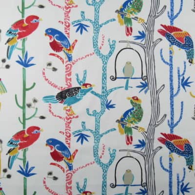 Birdhouse Chatter Prism cotton print fabric