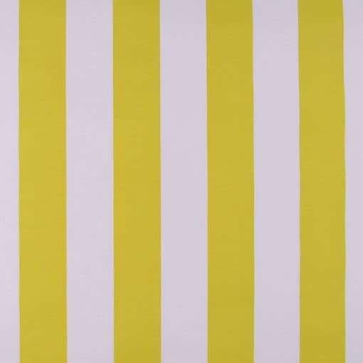 Canopy Stripe Lemon Outdoor Fabric