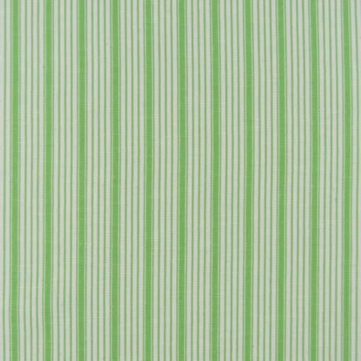 Patton Stripe Green Cotton Fabric
