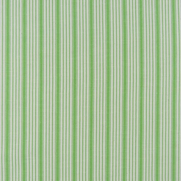 Patton Stripe Green Cotton Fabric | 1502 Fabrics
