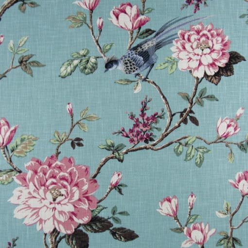 Covington Fabrics Joybird 592 Spa floral cotton print fabric