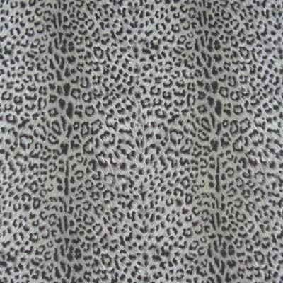 Braemore Textiles Cheetah Ebony gray faux cheetah print fabric