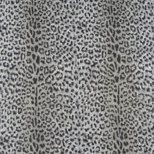 Braemore Textiles Cheetah Ebony gray faux cheetah print fabric