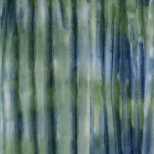 Hamilton Fabrics Tree Bark Blue Green batik stripe print fabric