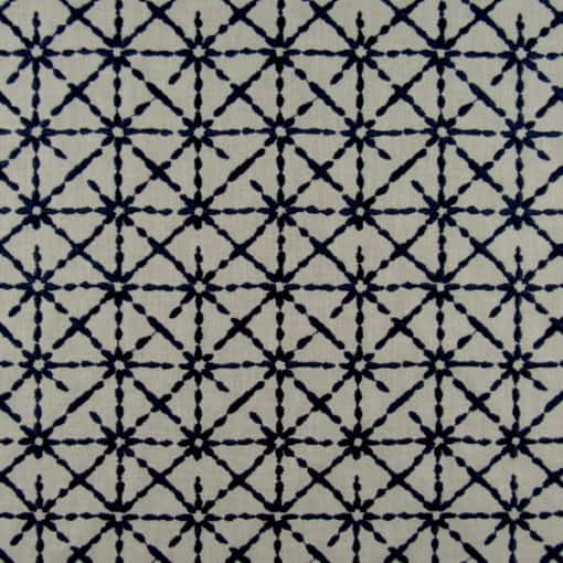 PKaufmann Fabrics Common Thread Indigo embroidery fabric