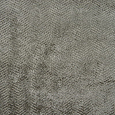 PKaufmann Fabrics Lush Smoke light brown chenille chevron upholstery fabric