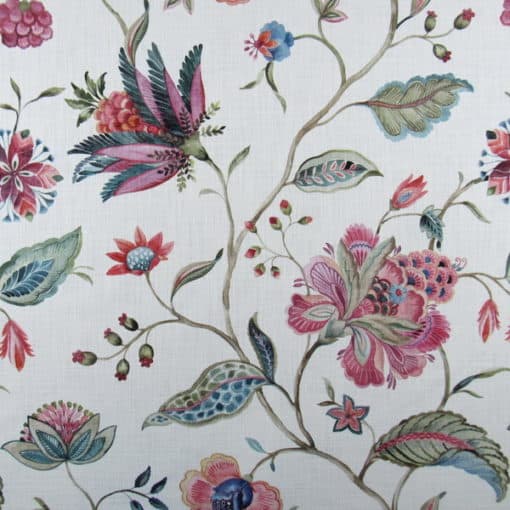 Hamilton Fabrics Broadhurst Berry floral cotton print fabric
