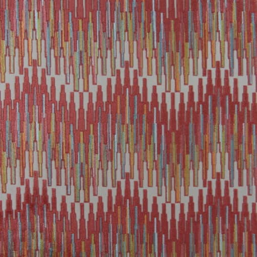 Hamilton Fabrics Dixie Hill Ginger chevron velvet upholstery fabric