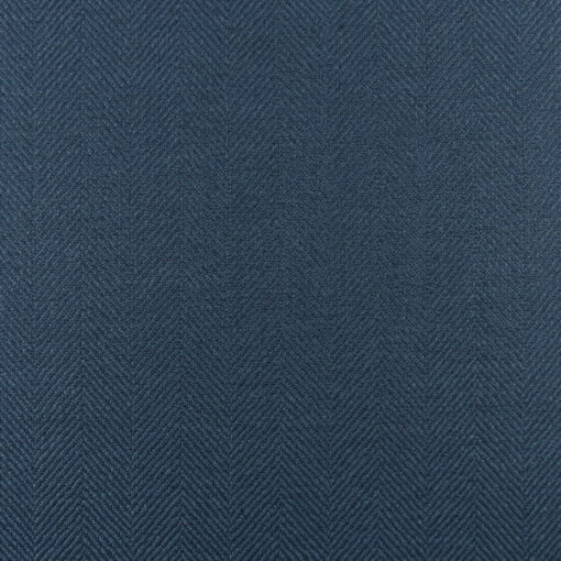 Bella Home Olan Indigo herringbone stripe upholstery fabric