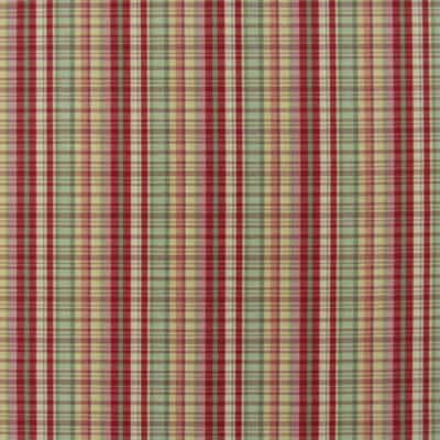 Richloom Fabrics Sparrow Orchid red green plaid fabric