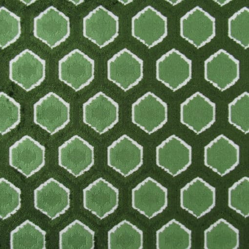 Hamilton Fabrics Ruggles Emerald green velvet fabric