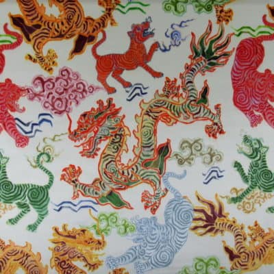 Hamilton Fabrics Tibetan Tiger Velvet Natural