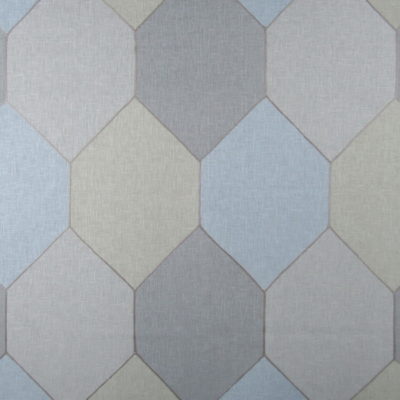 Hamilton Fabrics Aria Moondust hexagon design print fabric
