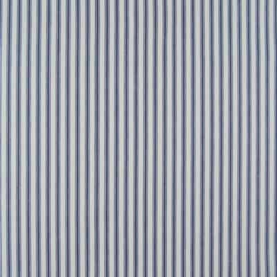 Covington New Woven Ticking 51 Denim Blue cotton ticking in blue and white