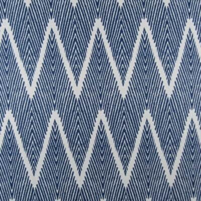 Lacefield Designs Bali Navy chevron design cotton print fabric